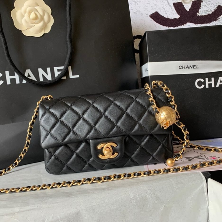Chanel Pearl Crush Mini Rectangular Flap - Image 3