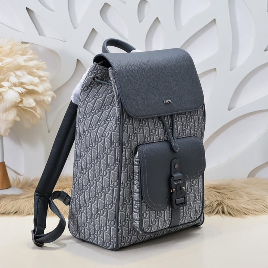 Dior Saddle Backpack with Flap(high-end grade) - Image 3