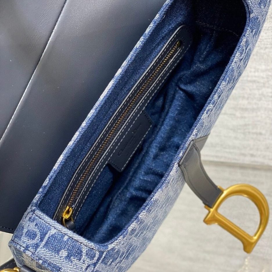Dior Saddle Bag with Strap - Image 8